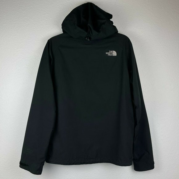 The North Face Hoodie Jacket Men's Sz S Zip Long Sleeve Waterproof Black - Picture 2 of 12